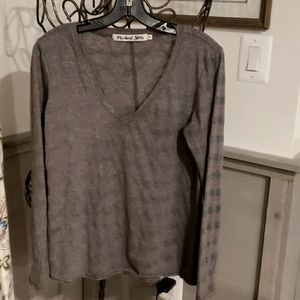 Headed to a Warmer? Micheal Stars Long Sleeve Top